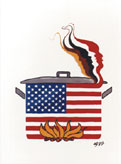 Kochtopf / Pot, Illustration / cartoon