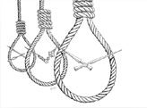Galgen / Gallows, Illustration / cartoon