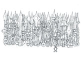 Palisade / Palisade, Illustration / cartoon